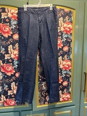 LONDONJEAN Women's Dark Blue Straight Jeans